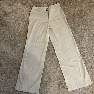Khaki Talbots Petite Size 2 Stretch Straight Leg Dress Pants